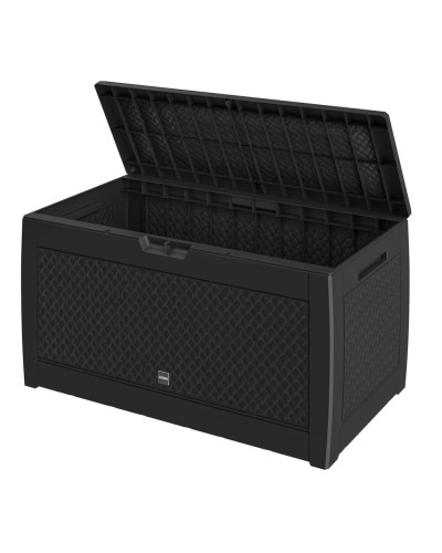 Gartenbox Matuba 310L Anthrazit Flechtoptik